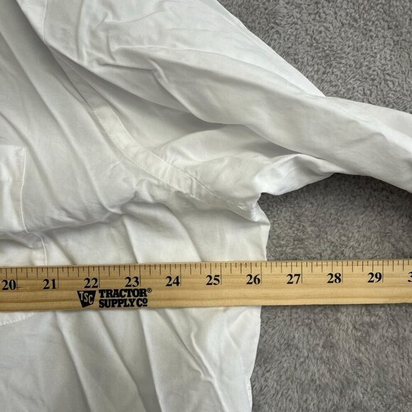 NWOT Calvin Klein Men's XL White Dress Shirt Regular Fit Button down - Picture 5 of 9